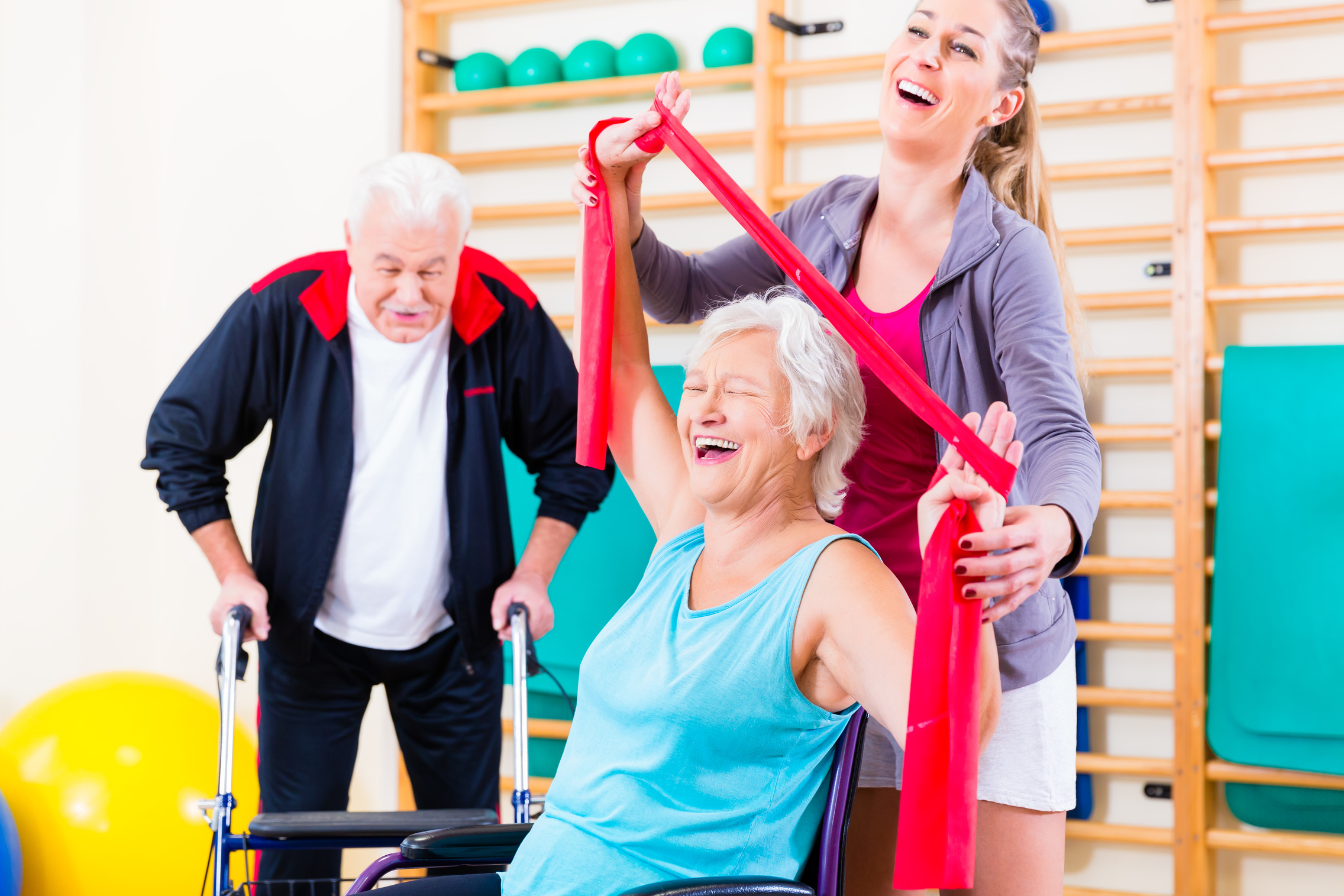 Seniors in Physical Rehabilitation Therapy